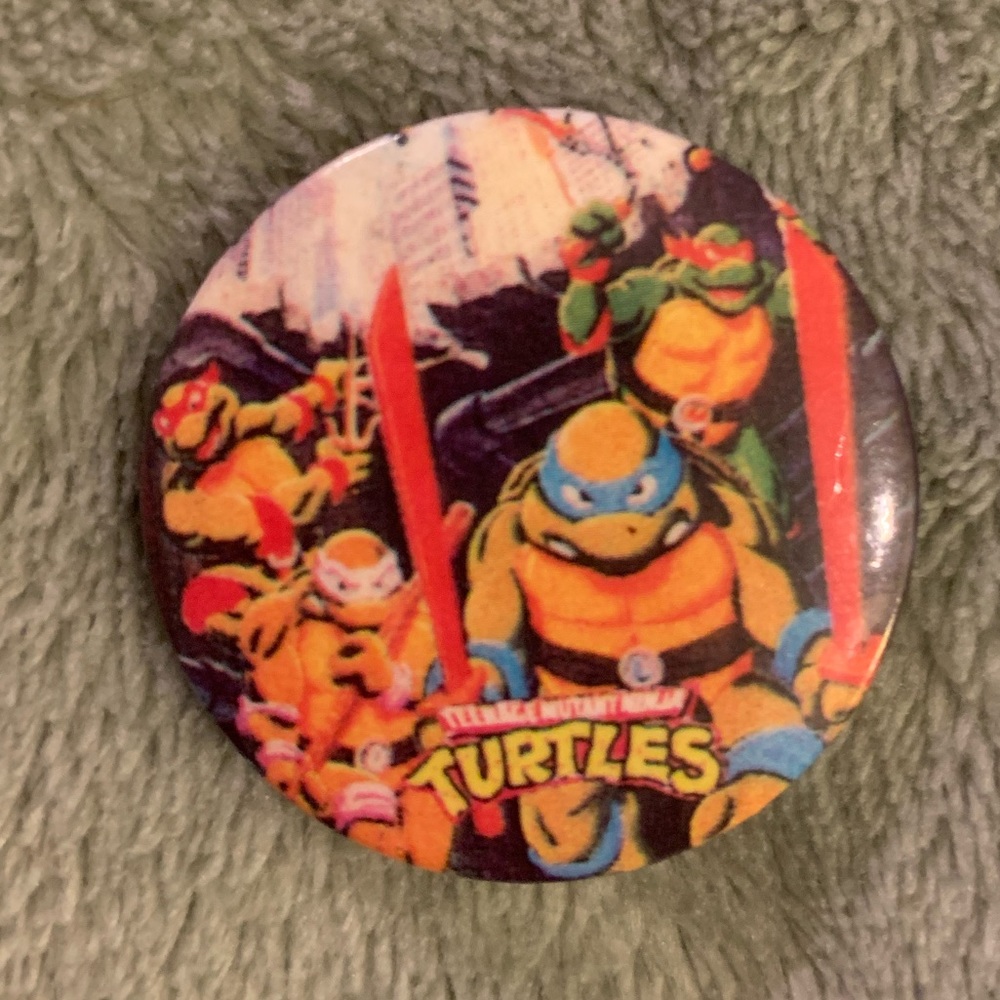 Vintage TMNT 1.5” Button